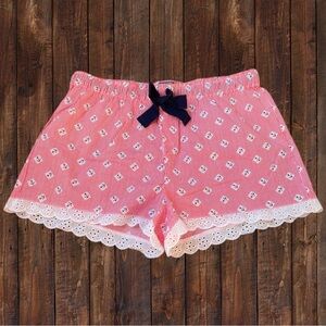 Jane and Bleecker Anchor Nautical Boxer Sleep Shorts NWOT - S